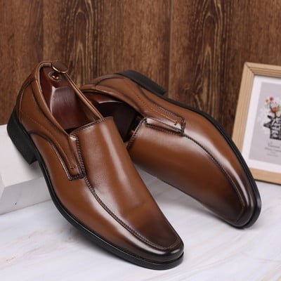 Klasszikus üzleti Férfi ruha Cipők Divat Elegáns Esküvői Cipők Férfi Slip on Office Oxford Cipők Férfi Férfi Ruha Cipők