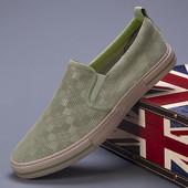 Pantof ocazional pentru tineret pentru adolescenți Pantofi de pânză de modă, pantofi respirabili pentru bărbați, pantofi pentru bărbați, pantofi pentru bărbați, lucrați manual, mocasini