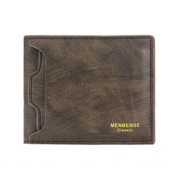 Ανδρικό πορτοφόλι Τσάντα χρημάτων Fashion PU Μαλακό δερμάτινο Μίνι θήκη κάρτας πορτοφολιού Hasp Coin Pocket Λεπτό πορτοφόλι Ανδρικό πορτοφόλι πολλαπλών καρτών