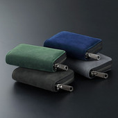 ALCANTARA Kártyatartó Női és Férfi Turn szőrme Luxus műbőr karcsú kártya mini pénztárca kis kártyacsomag