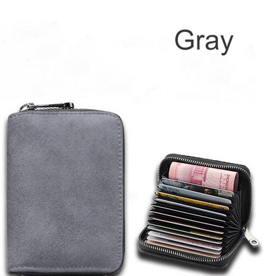 ALCANTARA Kártyatartó Női és Férfi Turn szőrme Luxus műbőr karcsú kártya mini pénztárca kis kártyacsomag