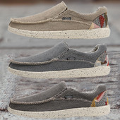 Plus mărime mare 48 49 50 Bărbați pantofi de pânză cu alunecare Alpargatas Hombre Mocasini de vară Casual Mocassin Homme Respirabil Confortabil