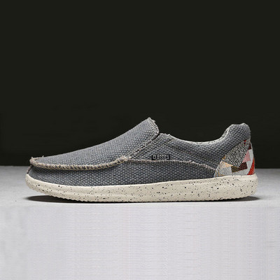 Plus mărime mare 48 49 50 Bărbați pantofi de pânză cu alunecare Alpargatas Hombre Mocasini de vară Casual Mocassin Homme Respirabil Confortabil