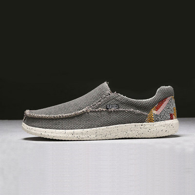 Plus mărime mare 48 49 50 Bărbați pantofi de pânză cu alunecare Alpargatas Hombre Mocasini de vară Casual Mocassin Homme Respirabil Confortabil