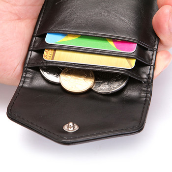 Γυναικείο πορτοφόλι CUIKCA Fashion RFID Ανδρικό Μίνι εξαιρετικά λεπτό δερμάτινο πορτοφόλι Λεπτό πορτοφόλι Κέρματα Πορτοφόλι Πιστωτική ταυτότητα και θήκες για κάρτες