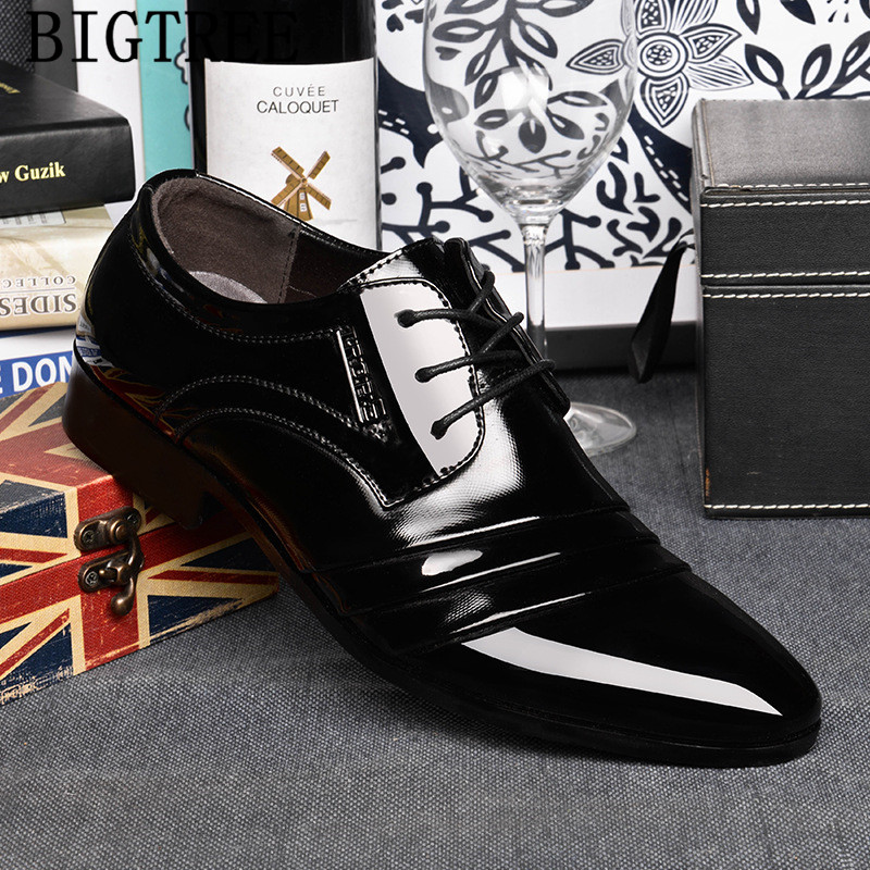 Formalne Oxford cipele za muške svečane cipele Muška vjenčanica Uredske cipele Muške Zapatillas Hombre Deportiva Mocassin Homme Derbi