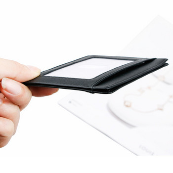 BLEVOLO RFID Нов пакет с карти Тънък портфейл Мъжки квадратен държач за карти Mini Lady Photo Card Case ID Cover Money Bags