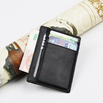 Πακέτο νέας κάρτας BLEVOLO RFID λεπτό πορτοφόλι Ανδρική τετράγωνη θήκη κάρτας Mini Lady θήκη κάρτας φωτογραφιών Κάλυμμα ταυτότητας Τσάντες χρημάτων