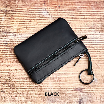 NUPUGOO mini pénztárca férfi pénztárca, női cipzár, vintage, rövid női, vékony, vékony női női pénztárca