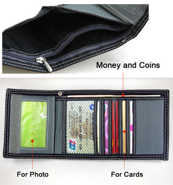 Μόδα ανδρικά πορτοφόλια καλής ποιότητας υφασμάτινα από καμβά κοντά τσάντες συμπλέκτη Ανδρικές τσάντες χρημάτων Πορτοφόλι με κέρματα Κάρτες θήκης ταυτότητας Τσάντες Burse