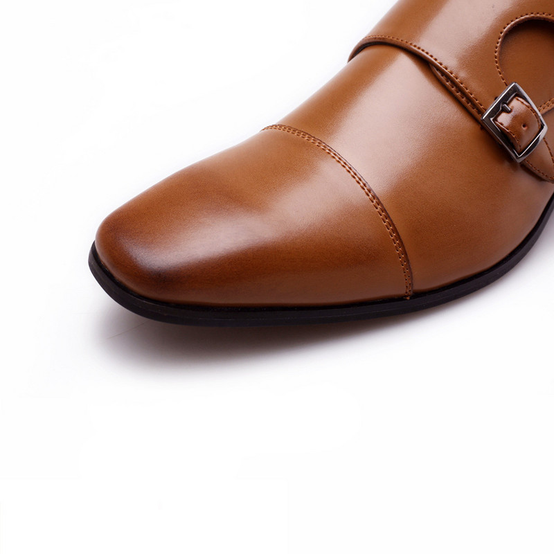 Cipele Mokasinke Muške s dvostrukim redovničkim remenom Elegantne natikače talijanske marke Pria Sepatu velika veličina