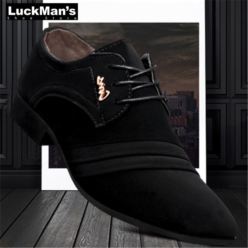 Marka Muške ležerne cipele britanskog trenda Muške cipele od brušene kože Oxford kožne prošive Zapatillas Muške ravne cipele XL plesne cipele