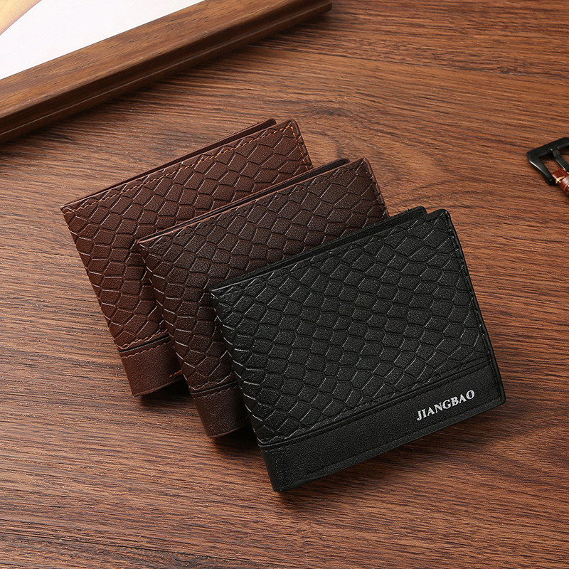 2023 m. vyriška trumpa piniginė, gyvatės odos raštas, didelės talpos kortelių laikiklis Plonas PU odinis piniginė senovinis klasikinio dizaino „Dropshipping“