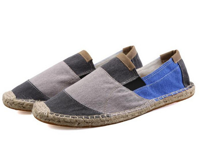 Καλοκαιρινές ανδρικές εσπαντρίγιες Λινά παπούτσια Loafers Κορέα Επίπεδη βάρκα Παπούτσια Ανδρικά παπούτσια μαύρα καμβά παπούτσια Ψαράς LF-31