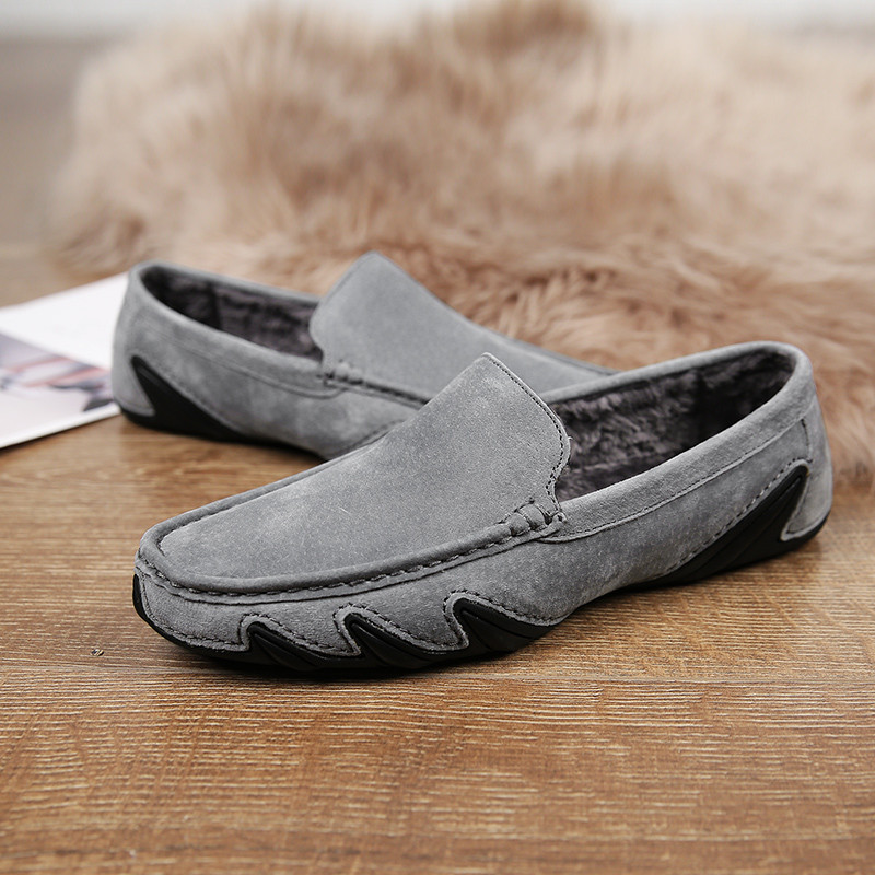 Mocasini de iarnă Pantofi pentru bărbați, la modă nouă, pantofi de barcă, pentru bărbați, comozi, din piele de căprioară, pantofi casual pentru bărbați, clasici, de înaltă calitate.