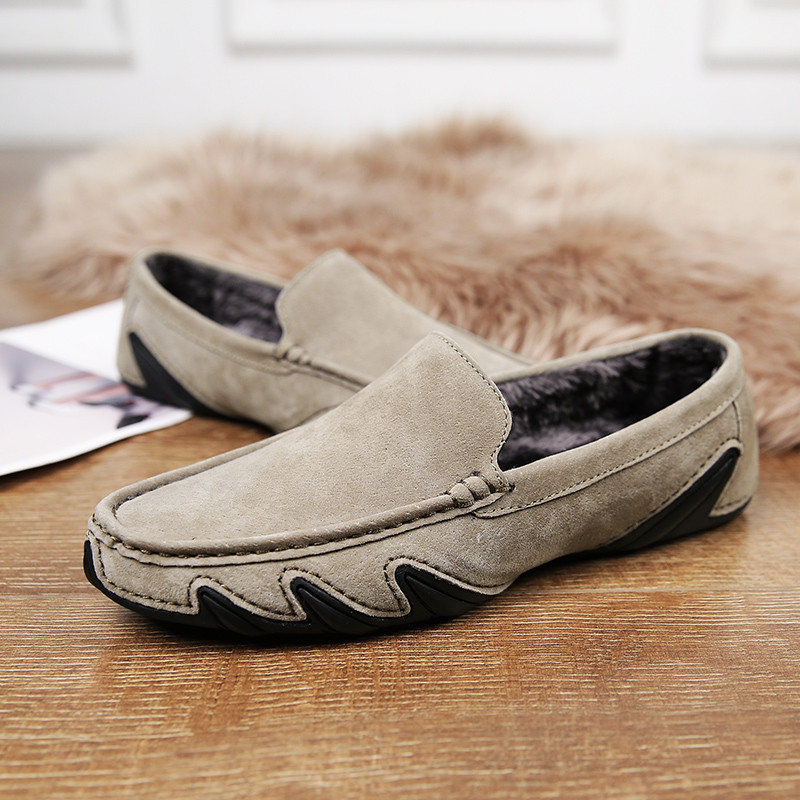 Mocasini de iarnă Pantofi pentru bărbați, la modă nouă, pantofi de barcă, pentru bărbați, comozi, din piele de căprioară, pantofi casual pentru bărbați, clasici, de înaltă calitate.