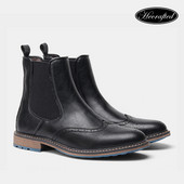 39~48 Kožne čizme vrhunske kvalitete, udobne modne brogue marke Chelsea čizme #AL668