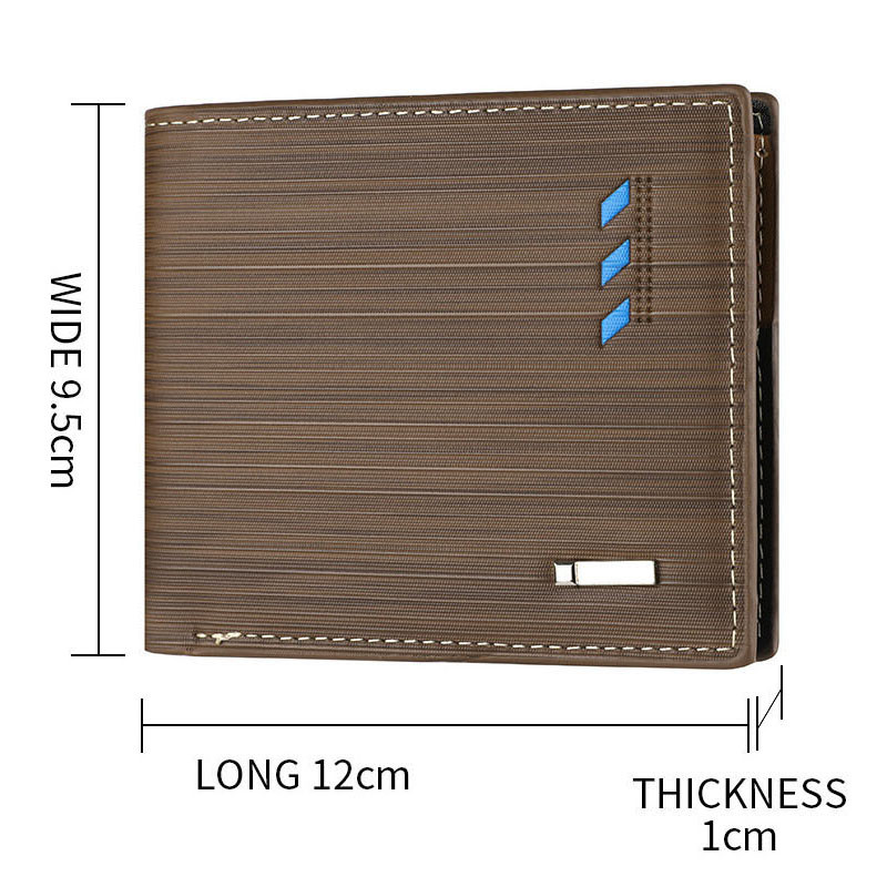 Novi muški kratki novčanik od PU kože, klasični vintage držači kreditnih kartica za novac za muške torbice, modni luksuzni čvrsti novčanik, torba za novac