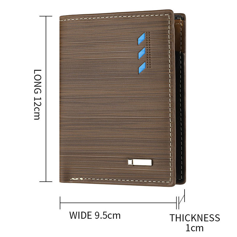 Novi muški kratki novčanik od PU kože, klasični vintage držači kreditnih kartica za novac za muške torbice, modni luksuzni čvrsti novčanik, torba za novac