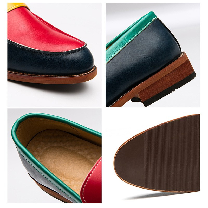 Vjenčane kožne oksfordke muške velike veličine 48 47 46 svečane cipele Naklizane prozračne cipele za vožnju u više boja Penny mokasine sa šiljatim prstima