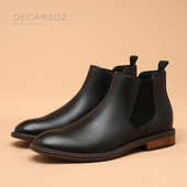 DECARSDZ Crne čizme 2023 Nove zimske čizme u klasičnom retro stilu Muška moda Bradn Design Muške cipele Udobne Chelsea čizme