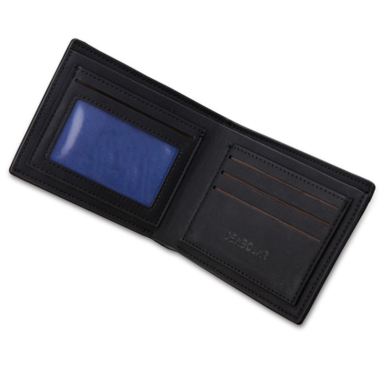 Muški kratki novčanici od čvrste PU kože, modni, mekani, višenamjenski, torbica za novac, poslovna torbica za mlade, dar za tatu