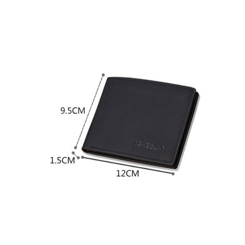 Muški kratki novčanici od čvrste PU kože, modni, mekani, višenamjenski, torbica za novac, poslovna torbica za mlade, dar za tatu