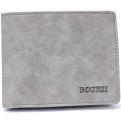 Naujos mados vyriškos piniginės dvipusės piniginės asmens tapatybės kortelės laikiklis monetų piniginės kišenės sankaba su užtrauktuku Vyriška piniginė su monetų maišeliu Dovana 2022 m.