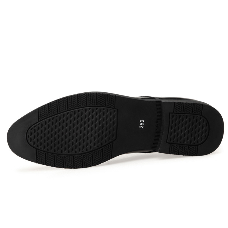 Moda za poslovno vjenčanje Luksuzne cipele za proljeće i jesen Muške cipele od goveđe kože Gumeni potplat Velika veličina 48 Uredske poslovne cipele Ravne cipele