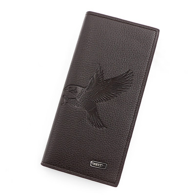 Noul portofel pentru bărbați, lung, la modă, geantă de mână cu cataramă magnetică, portofel de mare capacitate cu slot pentru carduri