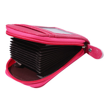 Ανδρικό πορτοφόλι PU Δερμάτινη θήκη πιστωτικής κάρτας Leisure Τσάντα με φερμουάρ Ανδρική τσάντα Γυναικεία Μόδα πορτοφόλι Νέες μίνι τσάντες για κάρτες