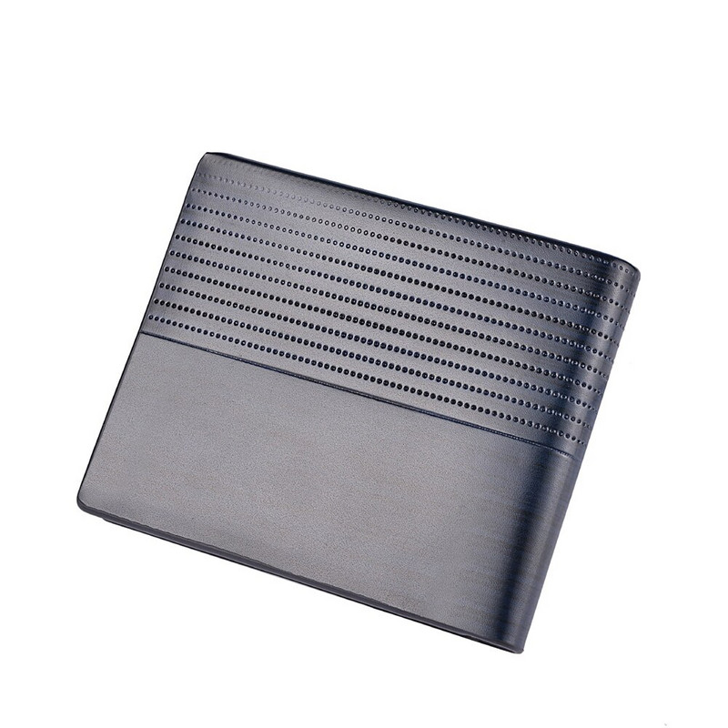 Muški poslovni kratki novčanik od PU kože Muški uski držač za kreditne kartice od meke kože Modni jednobojni višenamjenski muški