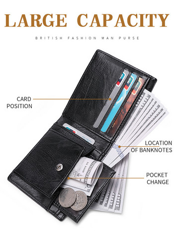 Δερμάτινο πορτοφόλι με ανάγλυφο 2023 Fashion Geometry Δερμάτινο πορτοφόλι Πολλαπλές θήκες για κάρτες Θήκη για κέρματα
