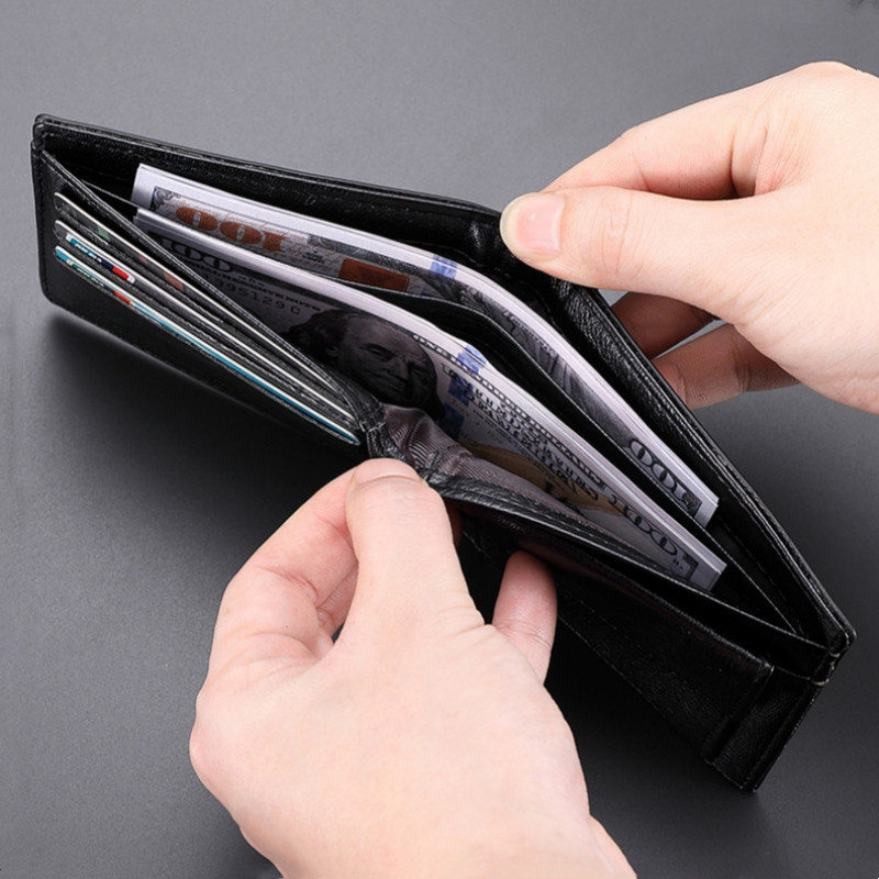 2023 Moda Geometrie Dungi Embossing Piele Portofel din piele cu două ori mai multe sloturi pentru card Suport card Poșeta pentru monede