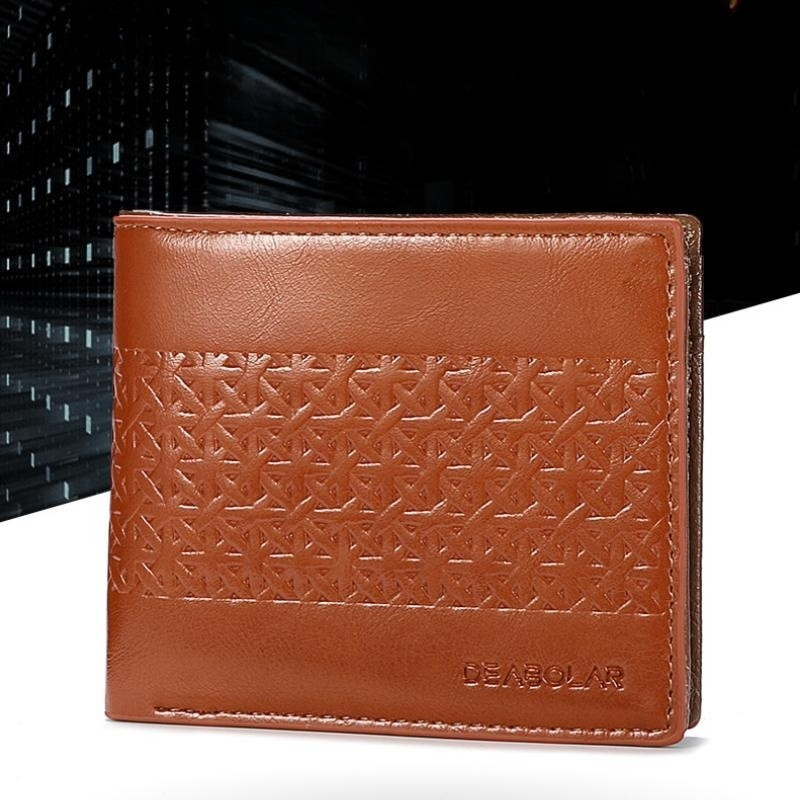 2023 Moda Geometrie Dungi Embossing Piele Portofel din piele cu două ori mai multe sloturi pentru card Suport card Poșeta pentru monede