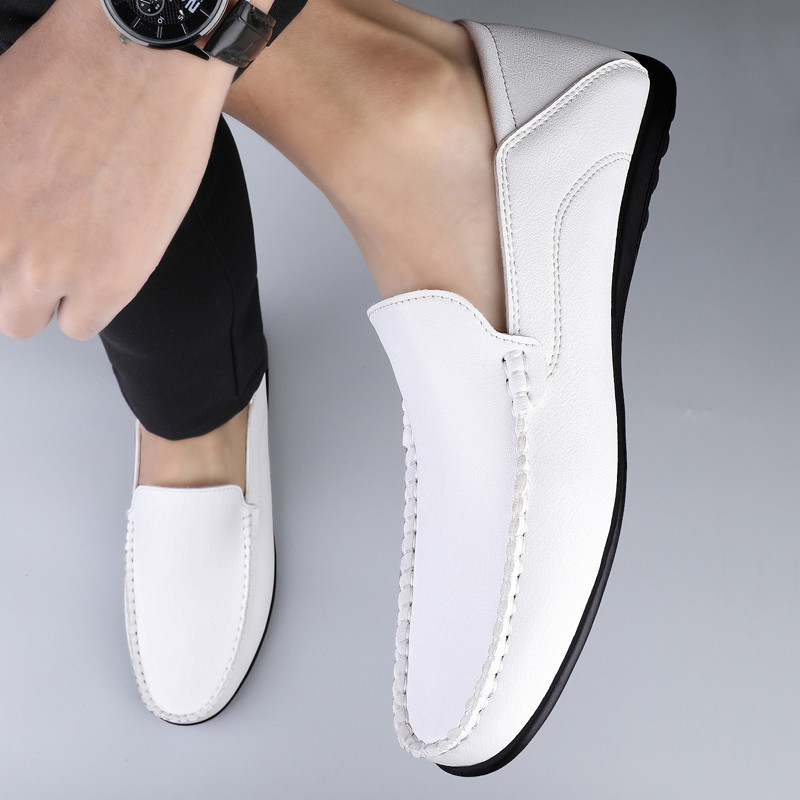 Plus veličina 46 47 Muške cipele od  kože Ležerne marke Svečane muške natikače Mokasine Talijanske prozračne muške cipele za čamac