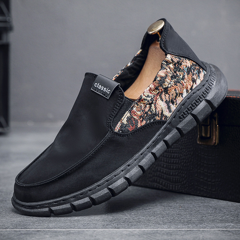 Vyriški plokšti Loaferiai 2023 m. Nauja mada, drobė, laisvalaikio avalynė Mokasinai, kvėpuojantys sportbačiai Comfort Flats Zapatillas Hombre vyriški batai