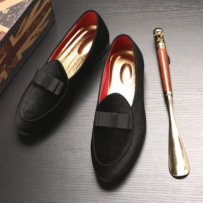 Ανδρικά παπούτσια casual με παπιγιόν Ανδρικά μοκασίνια μοκασίνια μοκασίνια ανδρικά μοντέρνα διαμερίσματα γάμου μεγέθη EUR 38-48