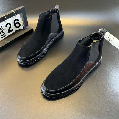 Vyriški batai Vyriški nauji vyriški aukštaauliai Vyriški madingi medvilniniai batai Vyriški šilti žieminiai batai Vyriški kulkšnies batai