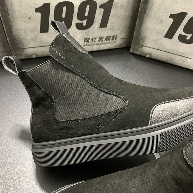 Vyriški batai Vyriški nauji vyriški aukštaauliai Vyriški madingi medvilniniai batai Vyriški šilti žieminiai batai Vyriški kulkšnies batai