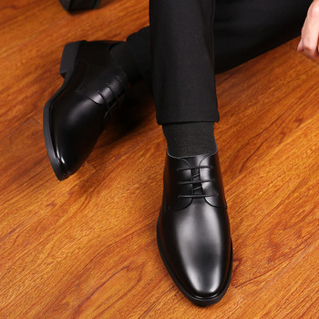 Mazefeng Дизайнерски официални оксфордски обувки за мъже Сватбени обувки Италия Мъжки обувки с остър връх Sapato Oxford Masculino
