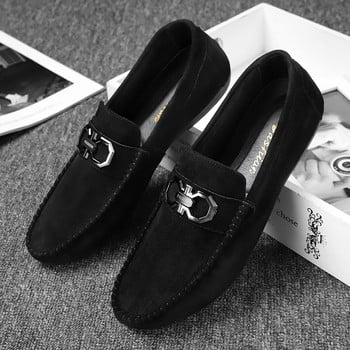 Ανδρικά παπούτσια Μαύρα Loafers Slip σε ανδρικά υποδήματα Μοκασίνα οδήγησης για ενήλικες Μαλακά άνετα casual οδήγηση Ανδρικά αθλητικά παπούτσια Flats