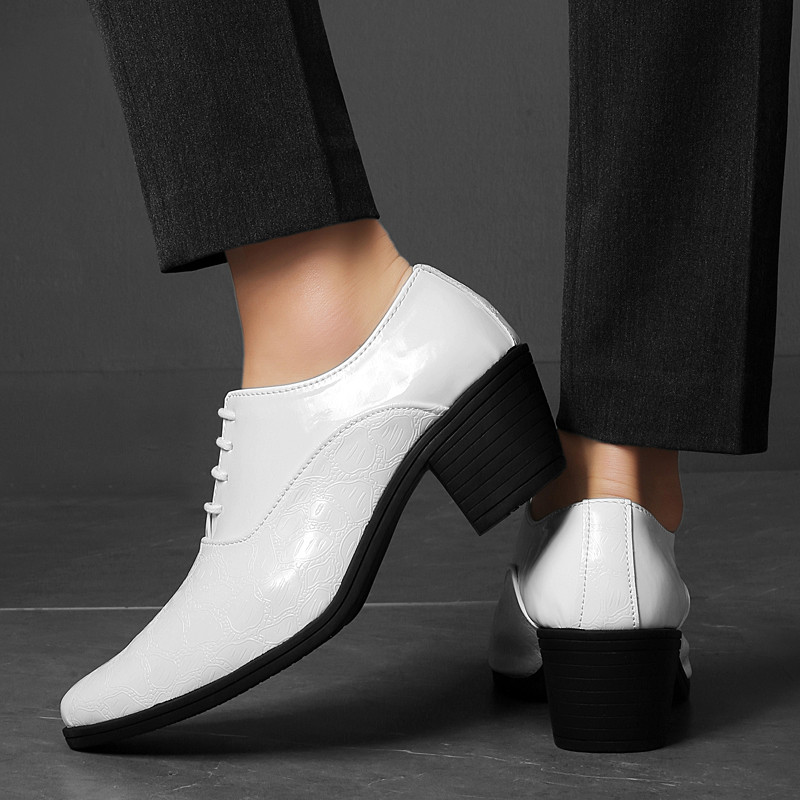 Nauji smailūs vyriški batai Raudoni odiniai batai dideli 46 dydžio vyriški aukštį didinantys vyriški batai Zapatos Hombre De Vestir