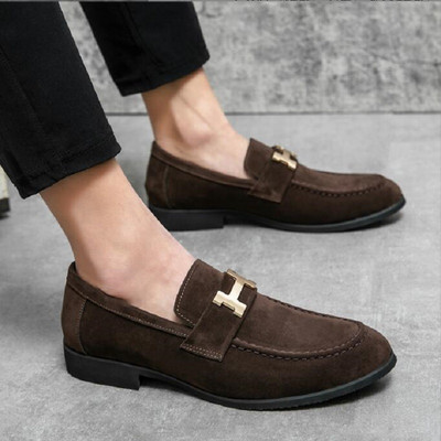 Luksuslik disainkleit Kingad Meeste Suppkingad Meeste vabaaja jalanõud Zapatos De Slip on Sõidukingad Mees Daily Da67