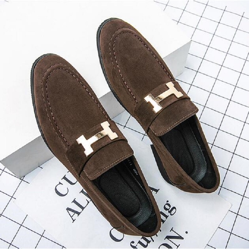 Luksuslik disainkleit Kingad Meeste Suppkingad Meeste vabaaja jalanõud Zapatos De Slip on Sõidukingad Mees Daily Da67