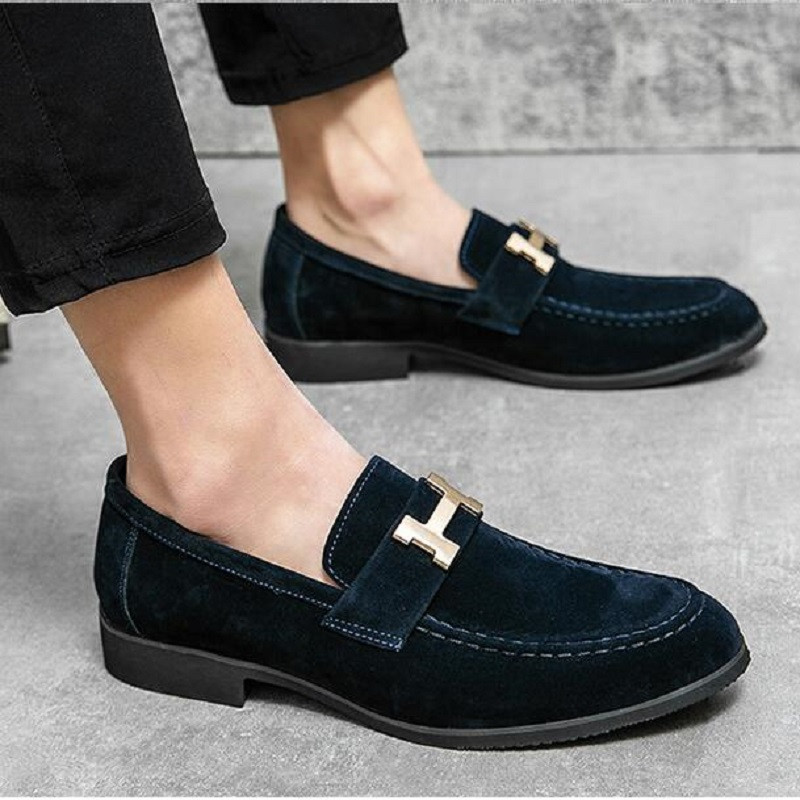 Luksuslik disainkleit Kingad Meeste Suppkingad Meeste vabaaja jalanõud Zapatos De Slip on Sõidukingad Mees Daily Da67