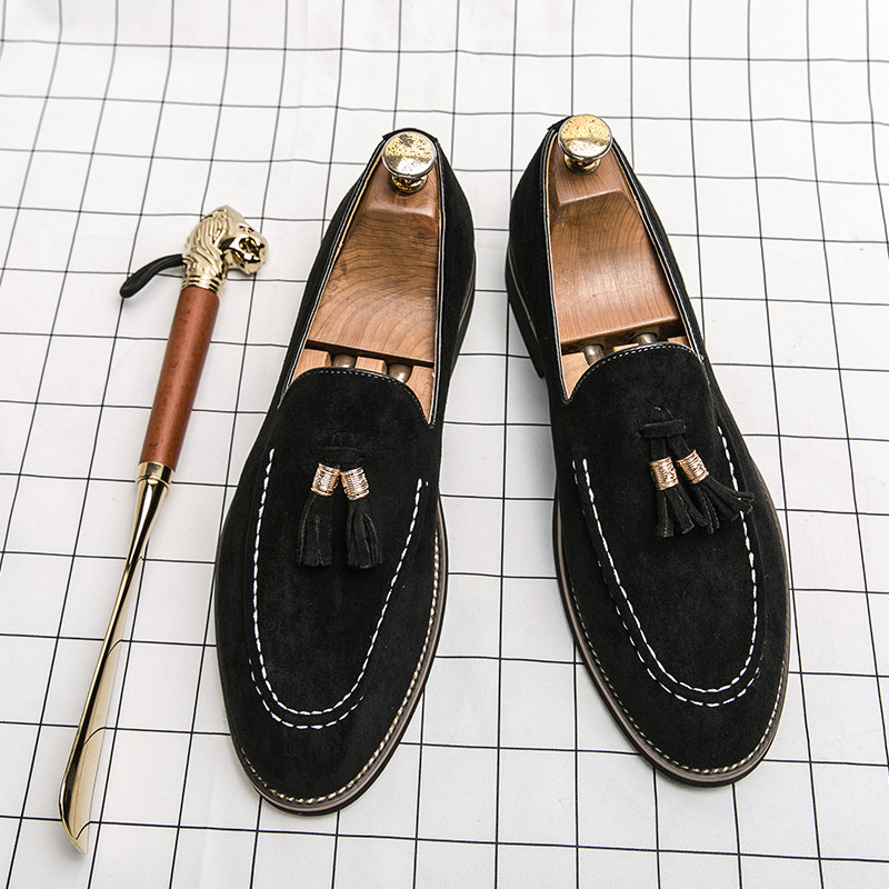 Designer de lux pentru bărbați din piele intoarsa ciucuri albastru verde pantofi Oxford brogue mocasini nunta bal de absolvire incaltaminte pentru petrecere