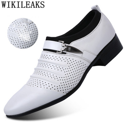 Izdubljene oksfordke Svečane cipele Muške kožne vjenčane cipele Crne Heren Schoenen Oksfordske cipele za muškarce Svečane cipele 2023 Mokasinke