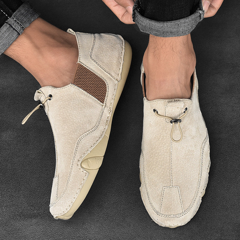 Pantofi pentru bărbați Pantofi casual pentru slip On 2022 Pantofi ușoare pentru exterior Toamnă Pantofi naturală Pantofi confortabili de culoare solidă pentru bărbați