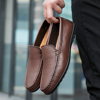  ανδρικά παπούτσια Casual πολυτελή ανδρικά loafers ιταλικά μοκασίνια αναπνεύσιμα ανδρικά παπούτσια οδήγησης Chaussure Homme